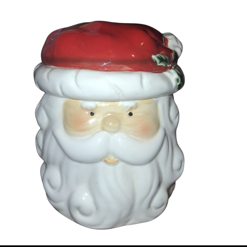 Santa Claus Ceramic Cookie Jar